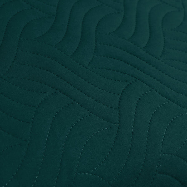 Ardor Asher Embossed Vintage Wash Quilt Doona Duvet Cover Deep Teal Queen