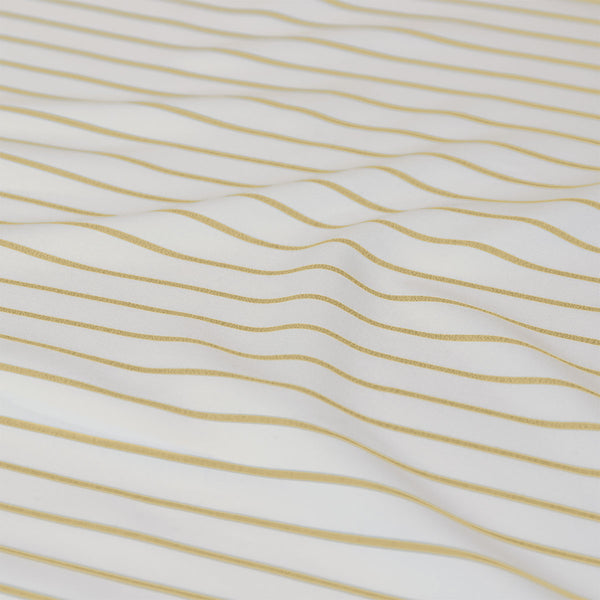 Ardor Frankie Striped Yarn Dyed Reversible Quilt Doona Duvet Cover Yellow King