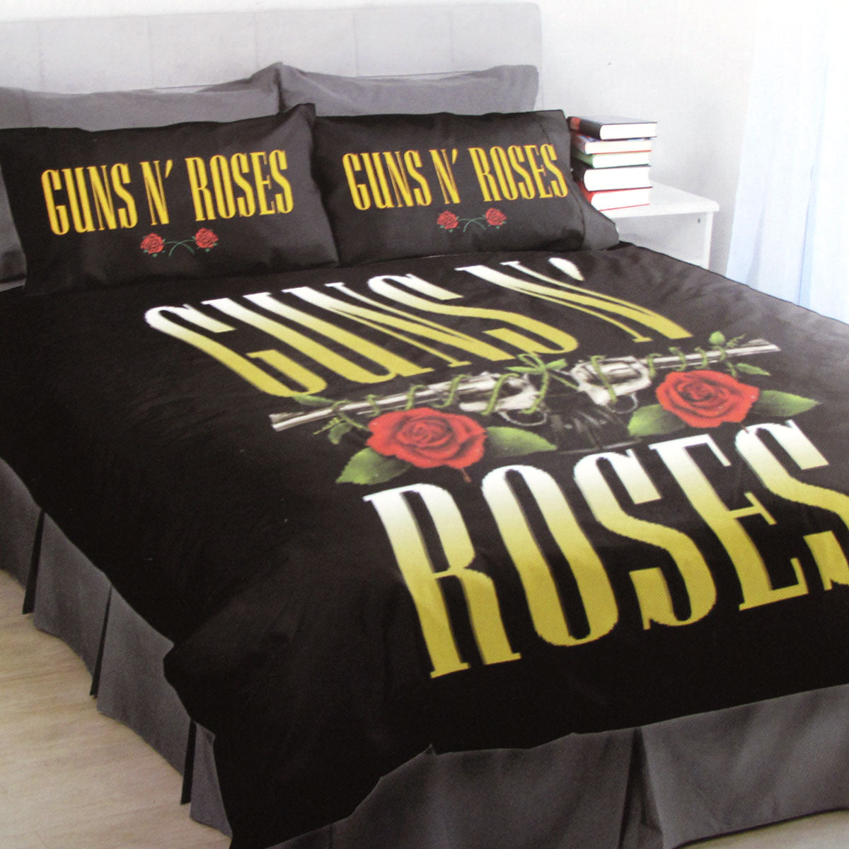 Guns N' Roses Quilt Doona Duvet Cover Double 180 x 210cm