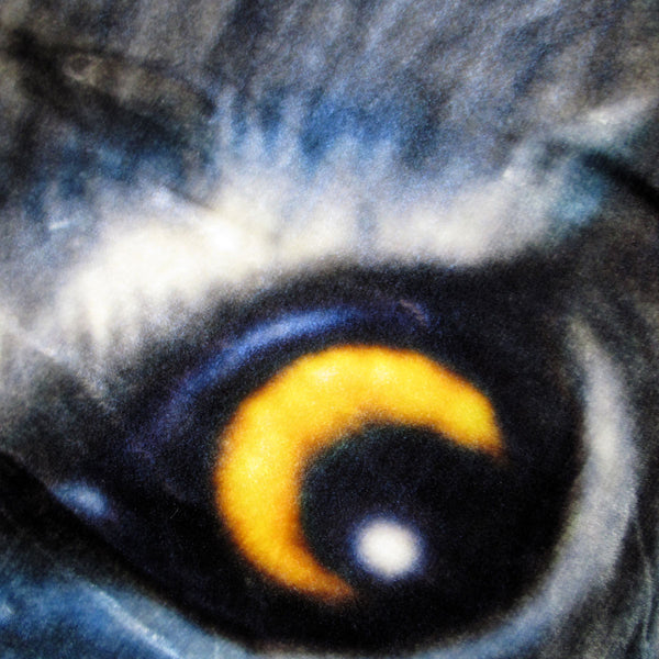 Wild Wolf Reversible Mink Blanket Throw Rug Queen 200 x 240cm