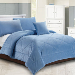 Georges Fine Linens Carrington Diamond Bedspread Comforter Coverlet Blue Super King