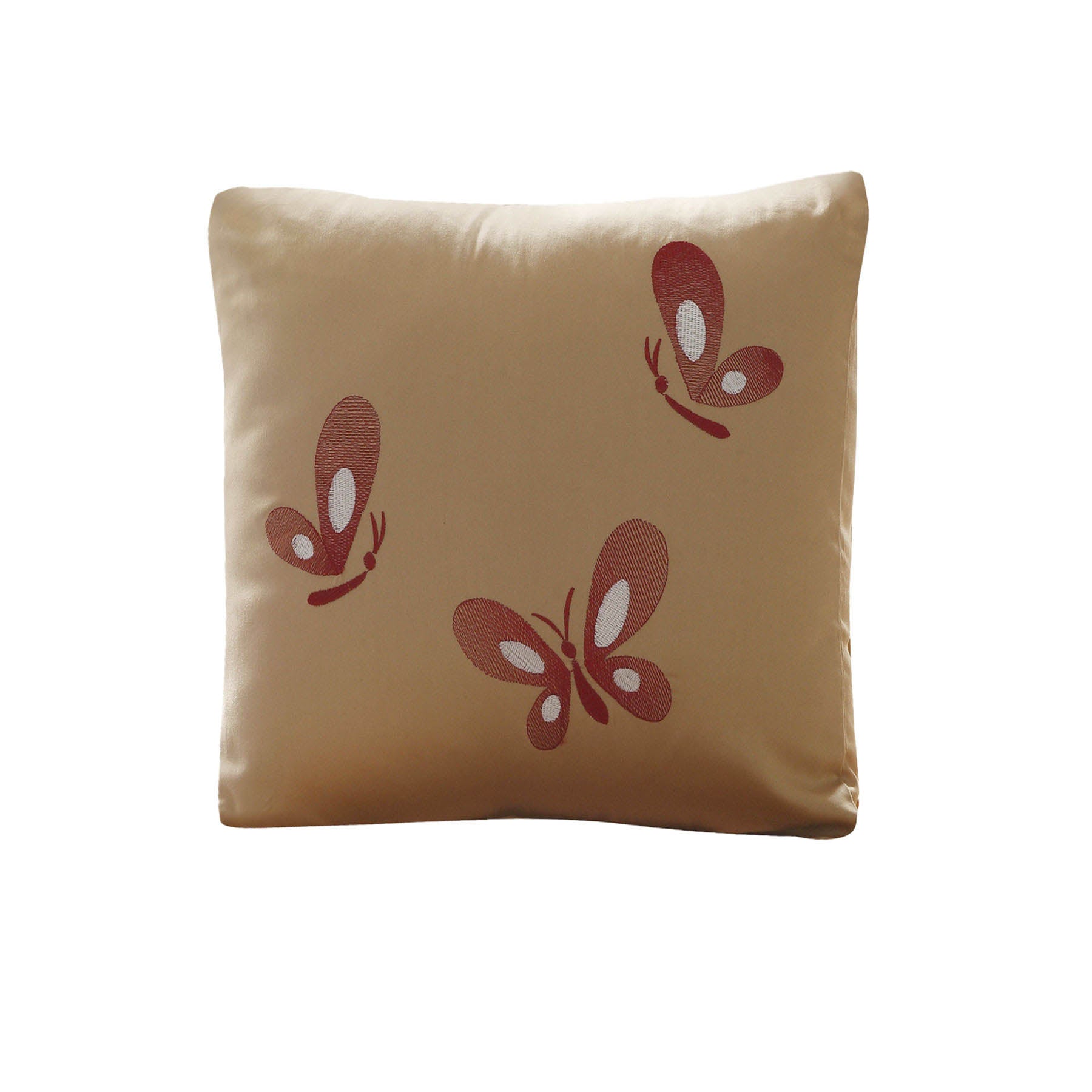 Orient Sense Butterfly Embroidered Square Filled Cushion 40cm