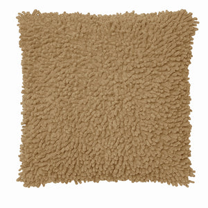 Rapee Hermosa Shaggy Square Filled Cushion Taupe 43cm