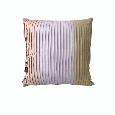 Rapee Horizon Pintuck Square Filled Cushion Lilac 40cm