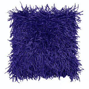 Rapee Hula Shaggy Filled Cushion Cobalt Blue 45cm