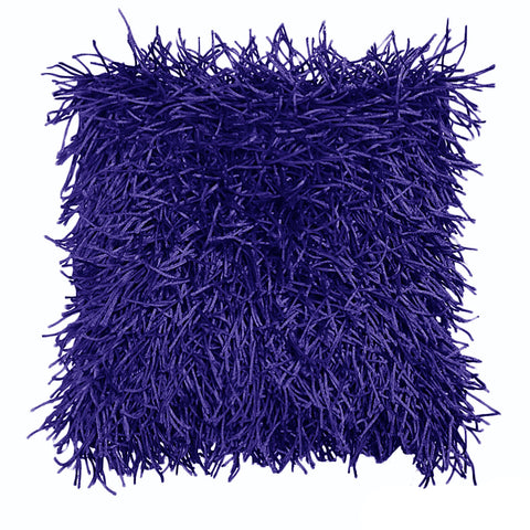 Rapee Hula Shaggy Filled Cushion Cobalt Blue 45cm