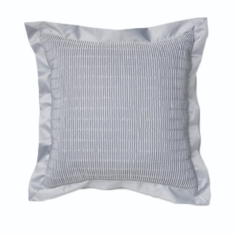 Rapee Morocco Quilted Square Filled Cushion Silver Grey 43cm