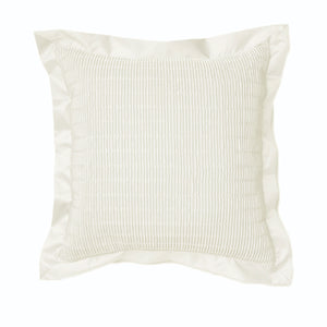 Rapee Morocco Textured Gathered Square Filled Cushion 43cm White