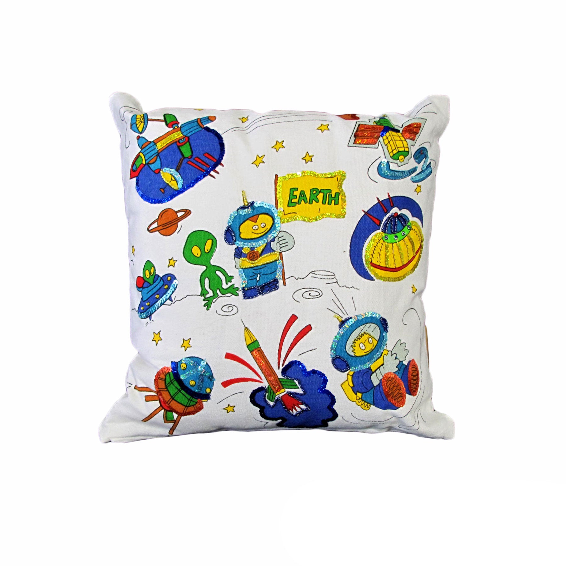 Rapee Spaceman Square Filled Cushion 43cm