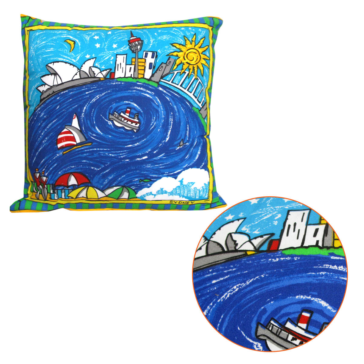 Rapee Sydney Opera House Cotton Filled Cushion 40cm
