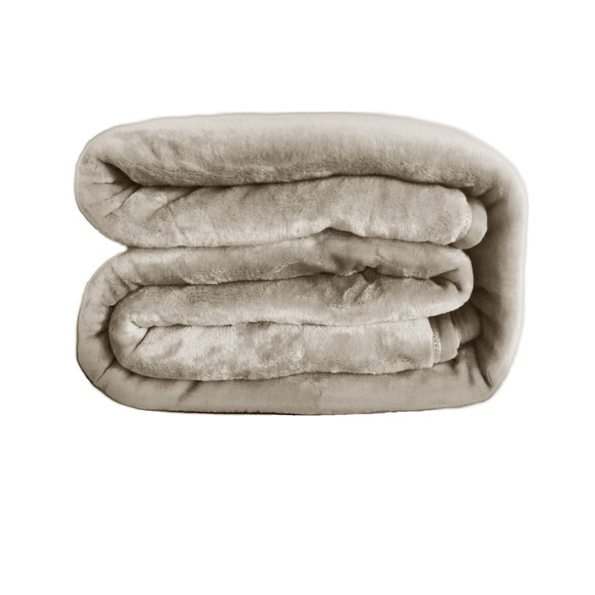 NuSea 2 Ply 550gsm Mink Blanket Throw Rug Queen / King Linen