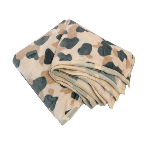 Faux Animal Fur Soft Flannel Blanket Throw Rug 150 x 200cm Jaguar