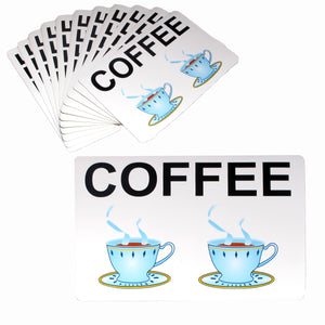 NuSea Set of 12 PVC Easy Care Placemats Coffee 43 x 28cm