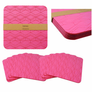 Set of 8 Felt Placemats Square Watermelon 35 x 35cm