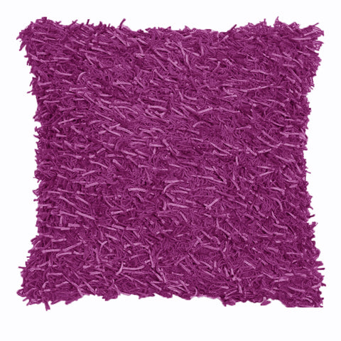 Ottawa Shaggy Turf Square Filled Cushion Mauve 45cm
