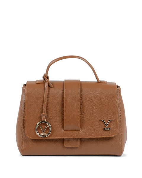 19V69 Italia Women's BC10280 52 Dollaro Cuoio Tan Leather Handbag
