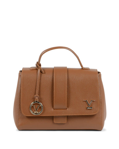 19V69 Italia Women's BC10280 52 Dollaro Cuoio Tan Leather Handbag