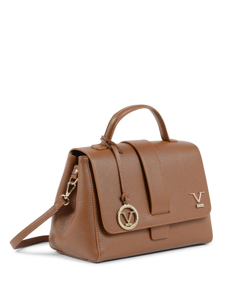 19V69 Italia Women's BC10280 52 Dollaro Cuoio Tan Leather Handbag