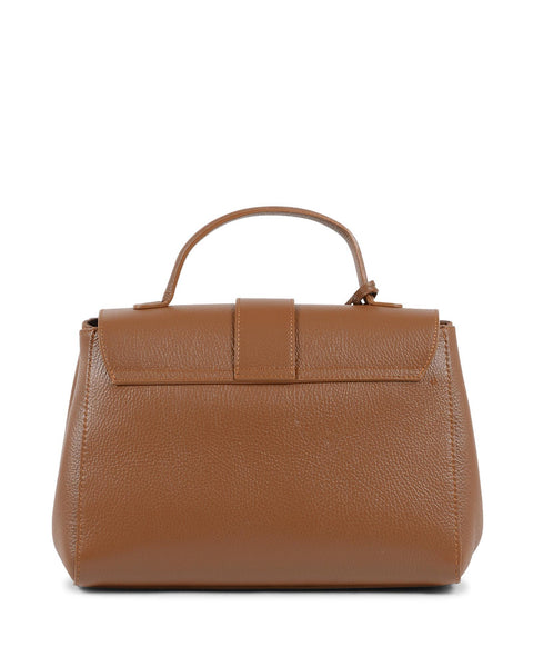 19V69 Italia Women's BC10280 52 Dollaro Cuoio Tan Leather Handbag
