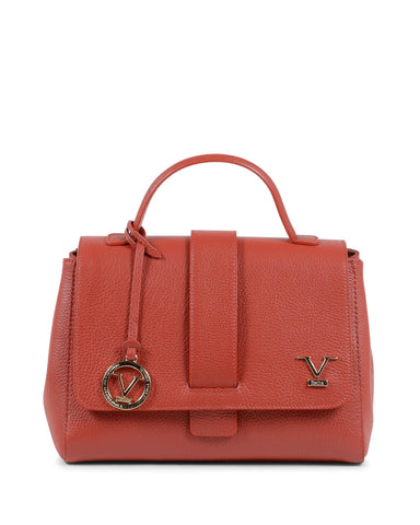 19V69 Italia Women's Dollaro Rosso Red Leather Handbag
