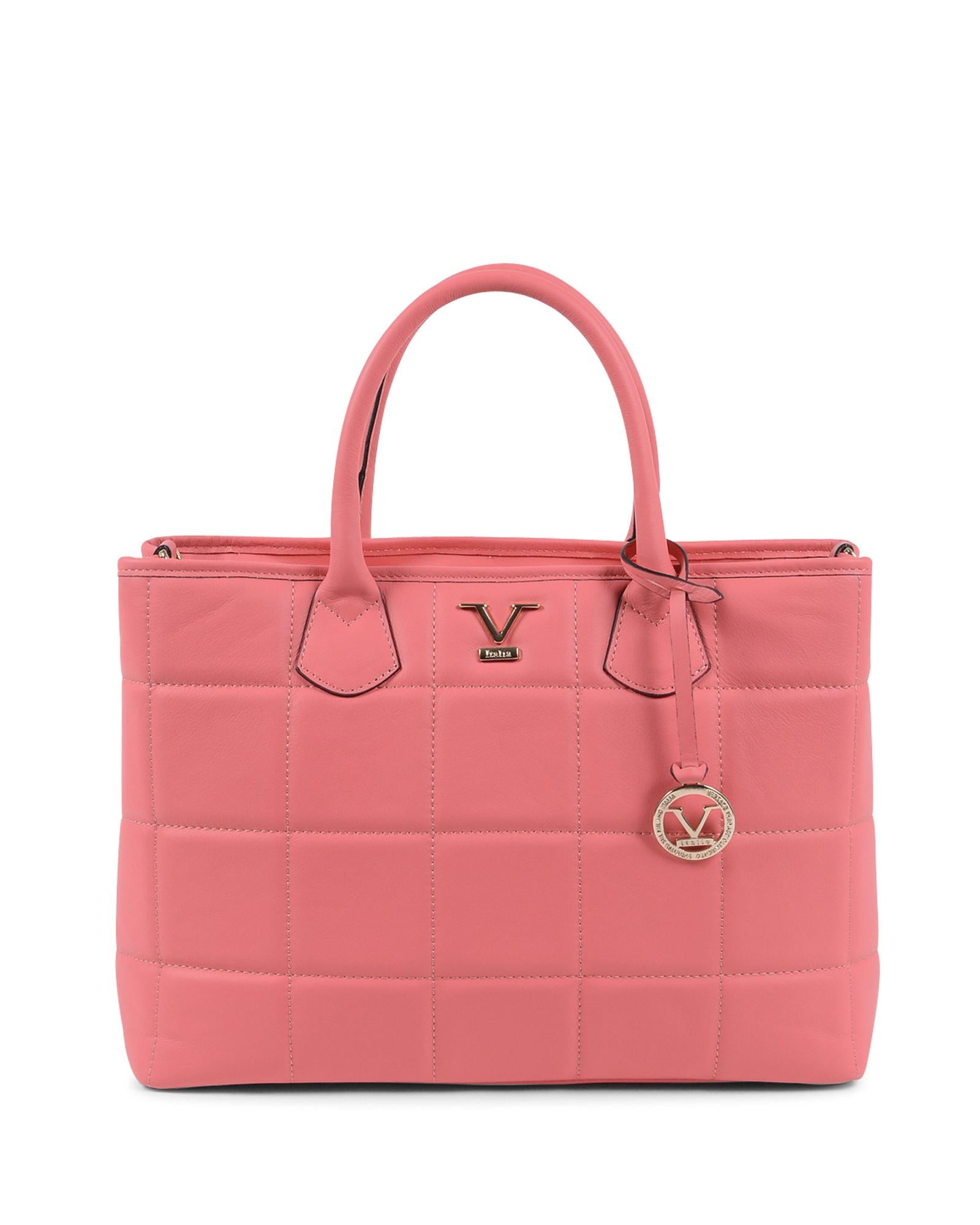 19V69 Italia Women's Sauvage Geranio Leather Pink Handbag