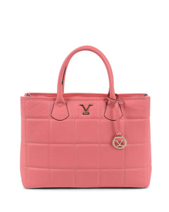 19V69 Italia Women's Sauvage Geranio Leather Pink Handbag