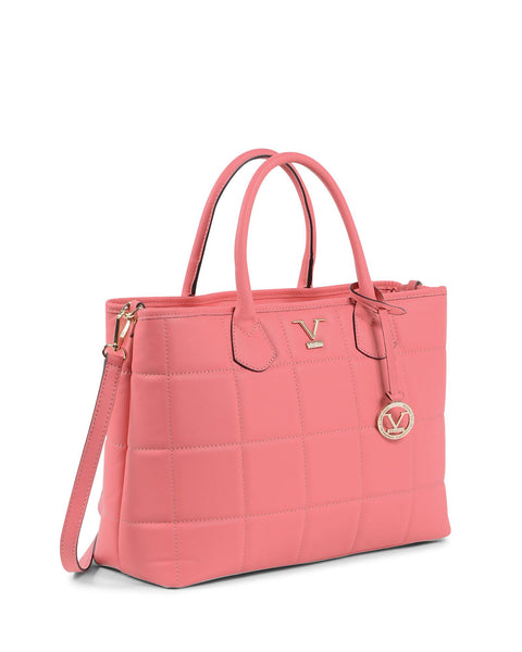 19V69 Italia Women's Sauvage Geranio Leather Pink Handbag