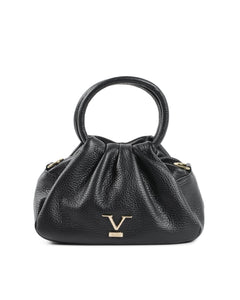 19V69 Italia Women's Black Leather Mini Bag Handbag