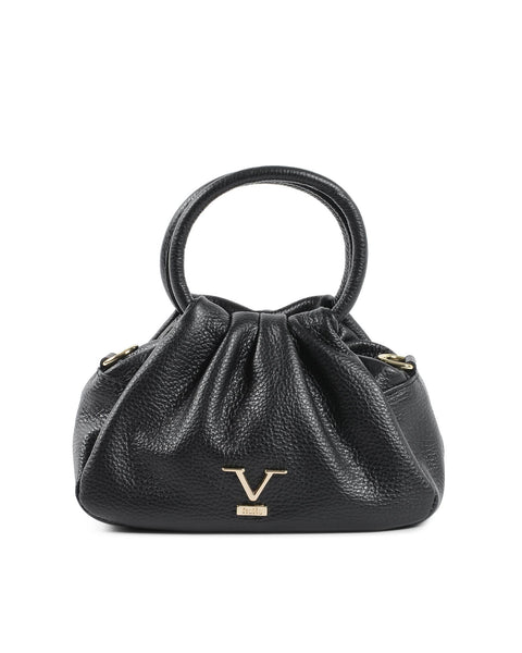 19V69 Italia Women's Black Leather Mini Bag Handbag