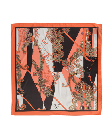19V69 Italia Cashmere Design Womens Scarf 90 x 90cm