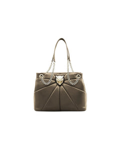 Plein Sport Women's Beige Faux Leather Polyethylene Handbag