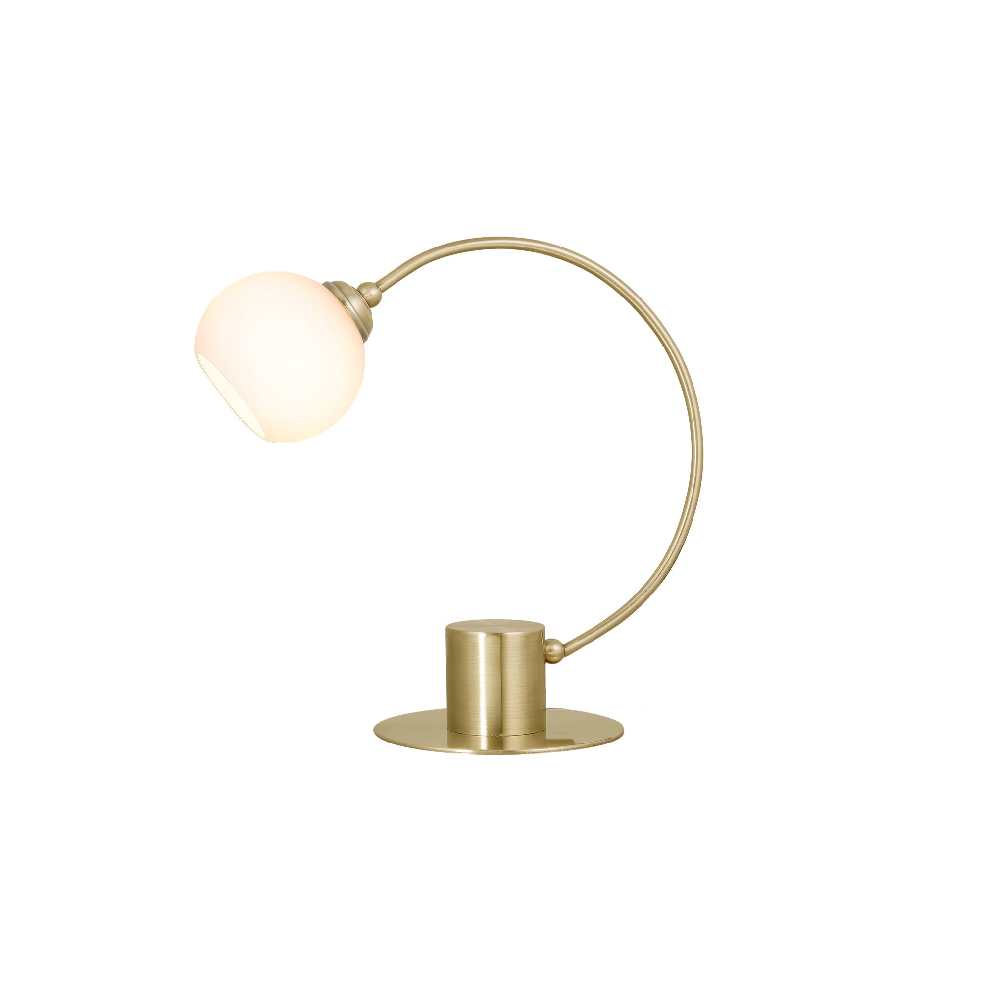 Penelope Touch Table Lamp Light Antique Brass Finish