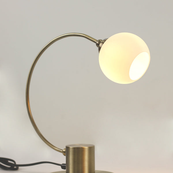Penelope Touch Table Lamp Light Antique Brass Finish