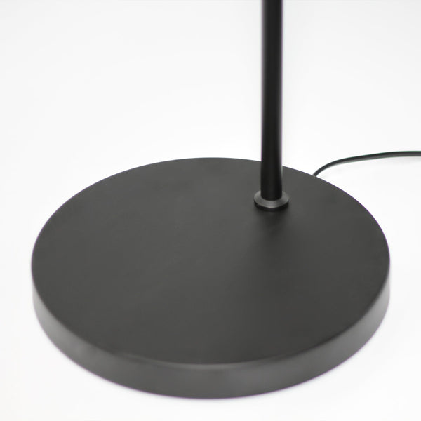 Rabea Metal Shade Minimal Flexible Neck Floor Lamp Light Black White