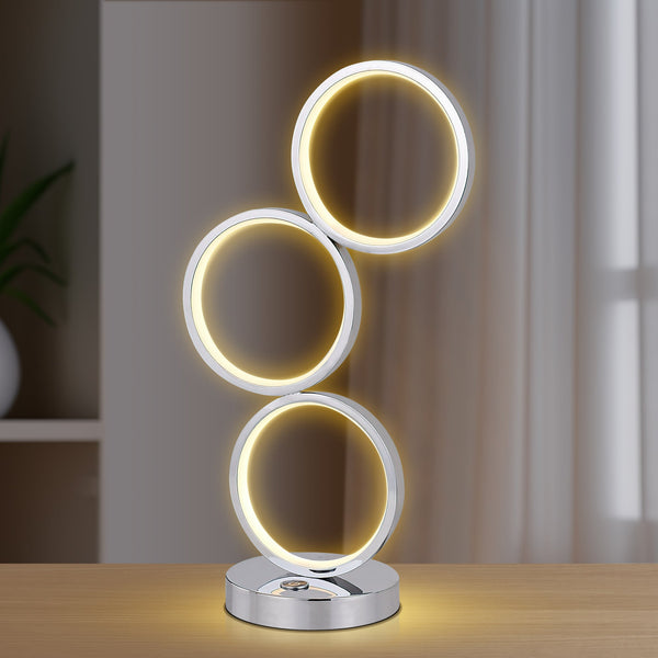 Iva LED Touch Table Lamp - Chrome