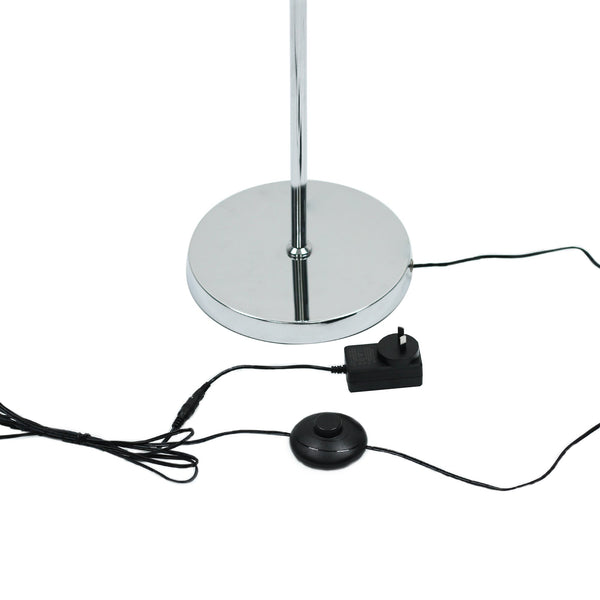 Cirrhi Spiral LED Floor Lamp Light Chrome