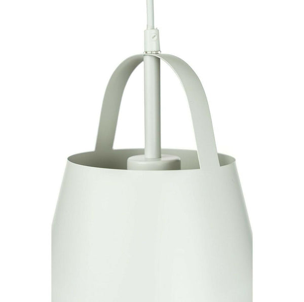 Clark Pendant Ceiling Light Lamp Cone Shade White