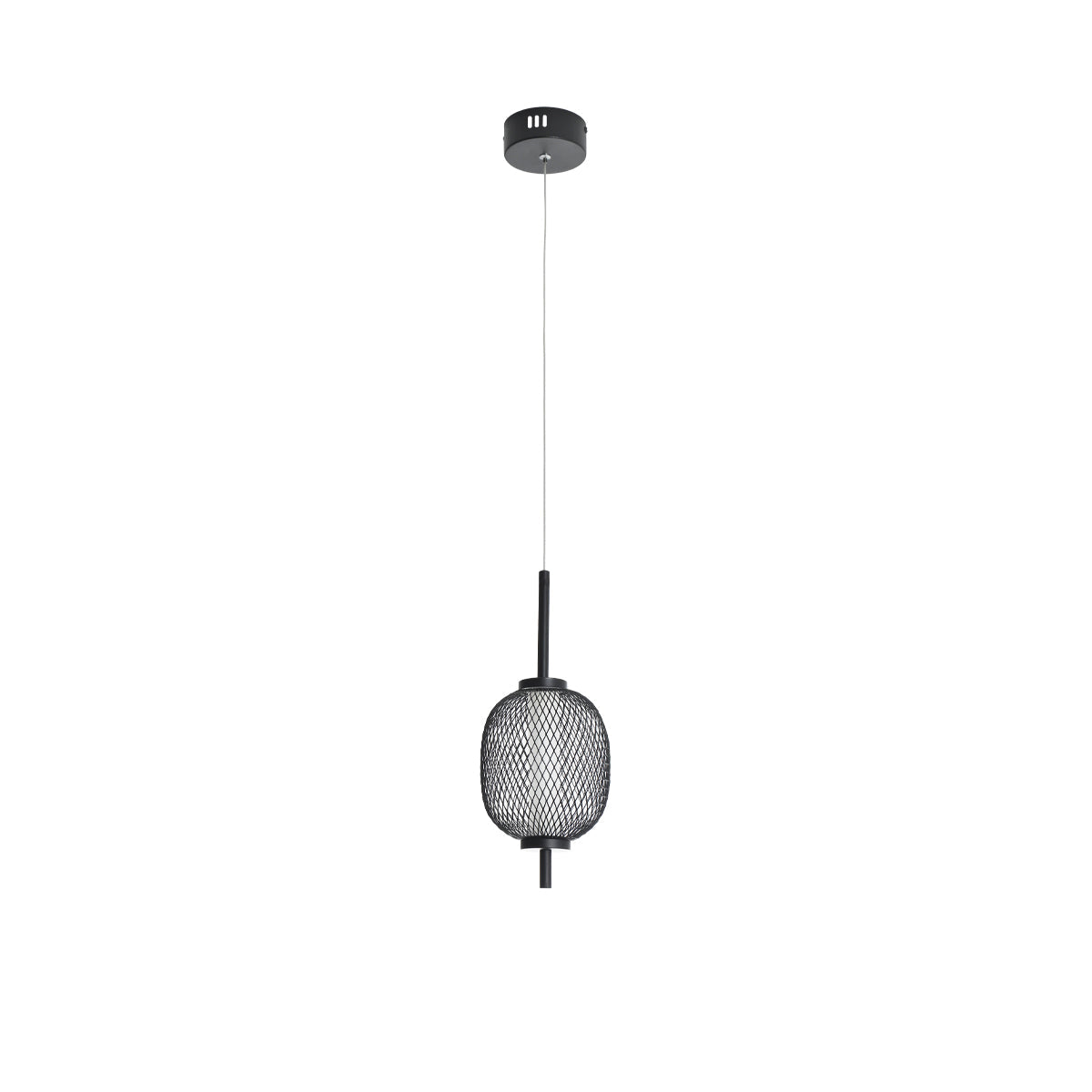 Balvan Metal Net Cage Mesh Ceiling Pendant Light Lamp Black