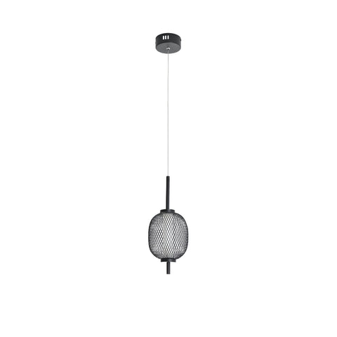 Balvan Metal Net Cage Mesh Ceiling Pendant Light Lamp Black