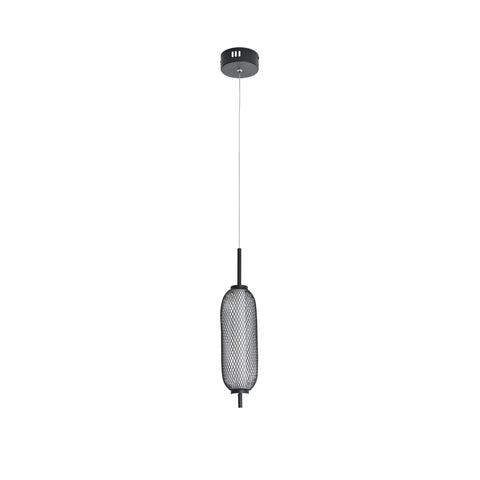 Balwin Metal Net Cage Mesh Ceiling Pendant Light Lamp Black