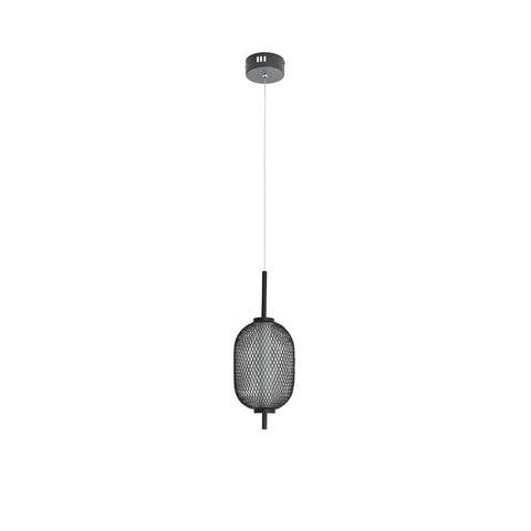 Balvir Metal Net Cage Mesh Ceiling Pendant Light Lamp LED Black