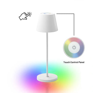 Enoki Dimmable Portable Indoor Outdoor RGB Table Lamp Light Battery White