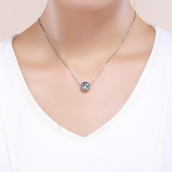 Fish Crab Underwater Sterling Silver CZ Bead Charm Pendant Bracelet Necklace