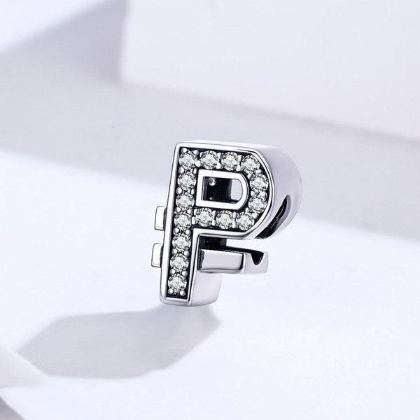 Ruble Pave Sterling Silver Zircon CZ Bead Charm Bracelet Necklace