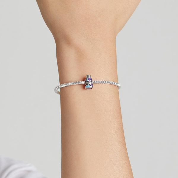 Hot Water Vacuum Flask Enamel Sterling Silver Bead Charm Bracelet Necklace