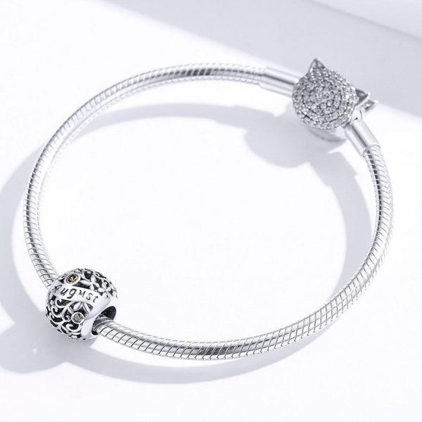 Periodot August Birthstone Sterling Silver Zircon CZ Bead Charm Bracelet Necklace