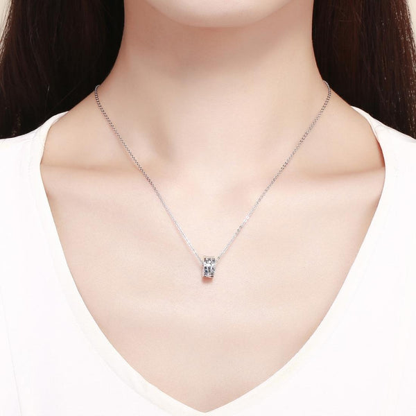Planet Stars Sterling Silver CZ Buckle Clip Spacer Bead Charm Bracelet Necklace