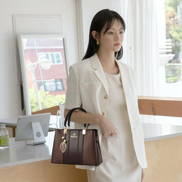 Faux PU Leather Crossbody Shoulder Bag Handbag Black