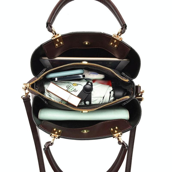 Faux PU Leather Crossbody Shoulder Bag Handbag Pink