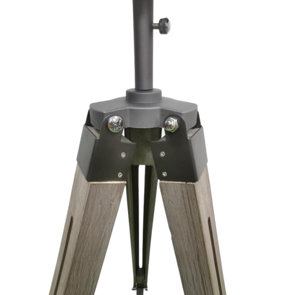 Nautical Tripod Searchlight Modern Spot Retro Industrial Floor Lamp Light Grey 139cm